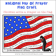 National Day of Prayer Craft for Children from www.daniellesplace.com