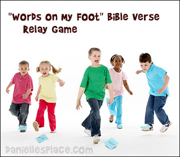 Bible Verse Relay Game for Sunday School and Children's Ministry from www.daniellesplace.com