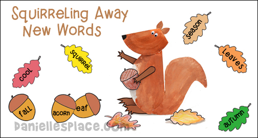 Squirreling Away New Word Bulletin Board Display for Home school from www.daniellesplace.com
