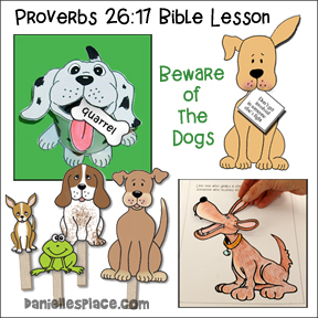 Free Sunday School Lesson - Watchdogs from www.daniellesplace.com