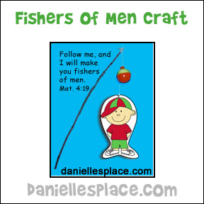 Fishers of Men Bible Craft for Sunday School from www.daniellesplace.com
