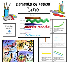Elements of Design - Line Art Lesson from www.daniellesplace.com