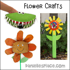 Flower Crafts and Learning Activities from www.daniellesplace.com where learning is fun