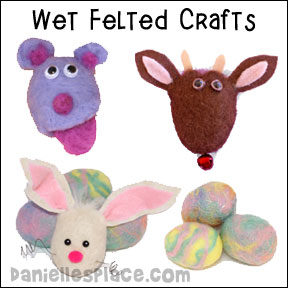 Felting Crafts for Kids from www.daniellesplace.com