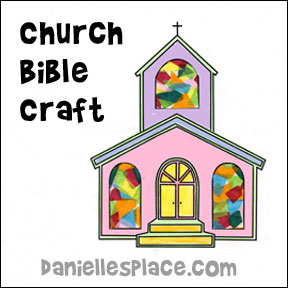 Church Bible Craft for Sunday School from www.daniellesplace.com