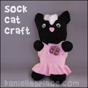 sock cat craft