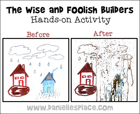 Dry Erase Wise and Foolish Illustration for Bible  Lesson from www.daniellesplace.com