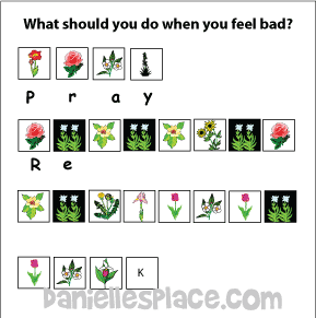 Growing in God's Garden Flower Activity Sheet for Sunday School from www.daniellesplace.com