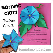 morning glory paper craft