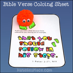Bible Verse Bible Coloring Sheet For Sunday School from www.daniellesplace.com
