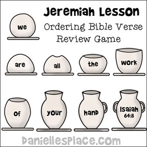 Jeremiah Ordering Bible Verse Review Game