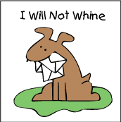 I Will not Whine Printable Book