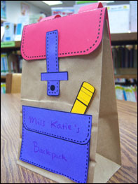 Paper Bag Backpack Craft