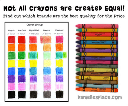 Not all crayons are created equal! Find out which brands are the best quality for the price at www.daniellesplace.com