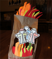 Fiery Furnace Bible Craft for Kids