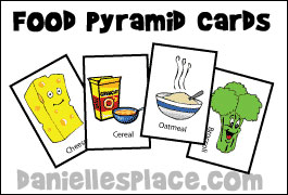 Food Pyramid Cards for Eating Healthy Interactive Food Pyramid Game from www.daniellesplace.com
