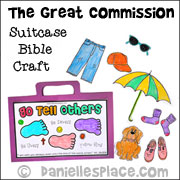 The Great Commission - Go Tell Others Travel Case Craft for Kids from www.daniellesplace.com