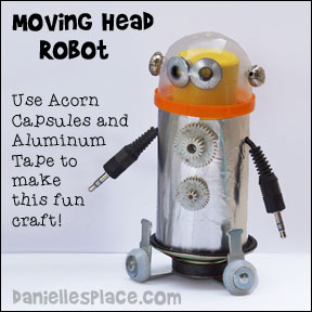 Moving Head Robot Craft from www.daniellesplace.com