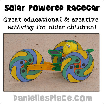 Solared Powered Race Car - Great science and crearive activity for older children.