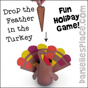 Drop the Feather in the Turkey Thanksgiving Game