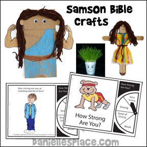 Samson Bible Lesson for Children from www.daniellesplace.com
