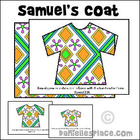 Samuel' s Coat Book Craft from www.daniellesplace.com