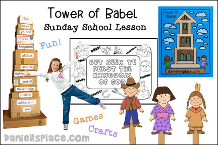 Tower of Babel Sunday School Lesson for Children