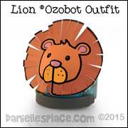 Lion Ozobot Printable Pattern from www.daniellesplace.com