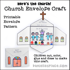 Here's the Church Bible Craft for Children from www.daniellesplace.com