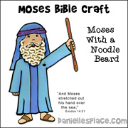 Moses Bible Craft from www.daniellesplace.com