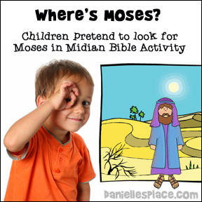 Where's Moses - Bible lesson review activity from www.daniellesplace.com