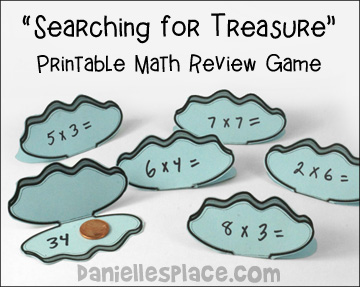 "Searching for Treasure" Math Game