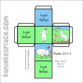 Psalm 23:3 Bible Verse Review Game 