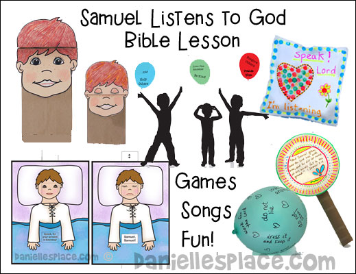 Samuel Listens to God Bible Lesson for Children - available as an instant download or with membership