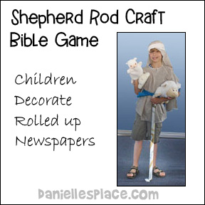 Shepherd Rod Craft and Bible Review Game