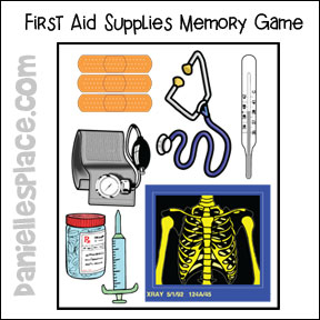 Medical Supplies Memory Game from www.daniellesplace.com