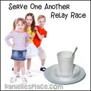 Serve One Another Relay Race