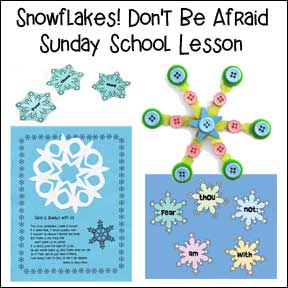 Snowflake Sunday School Lesson