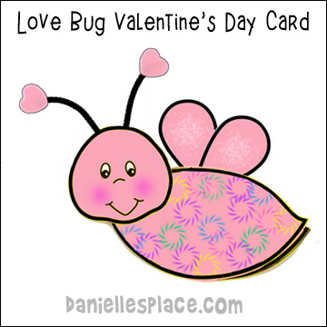 Love Bug Valentine's Day Card Craft from www.danielllesplace.com