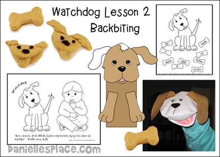 Backbiting - Watchdog Lesson 2 - from www.daniellesplace.com