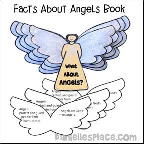 "What About Angels?" Printable Book Craft for Children's Ministry from www.daniellesplace.com