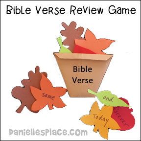 Fall Leaves Bible Verse Review Game from www.daniellesplace.com