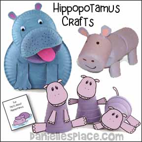 Hippopotamus Crafts and Learning Activities
