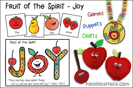 Fruit of the Spirit Bible Lesson - Joy from www.daniellesplace.com