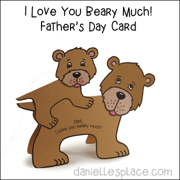 Dad I Love You Beary Much