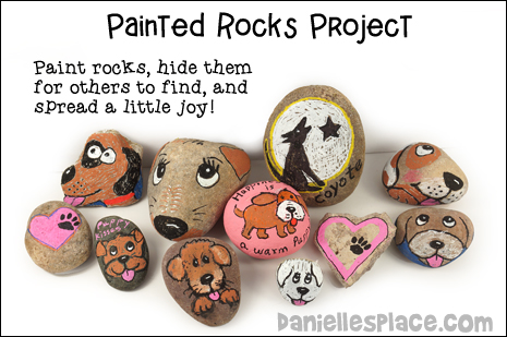 Painted Rocks Project Craft and commintiy activity for kids and adults