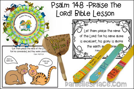 Praise Him Bible Lesson for Children from www.daniellesplace.com