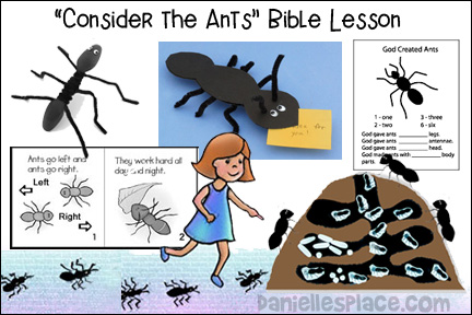 ABC, I Believe Ant Bible Lesson for Homeschool from www.daniellesplace.com