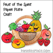 Fruit of the Spirit Paper Plate Craft for Sunday School