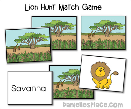 Lion Hung Vocabulary Match Game